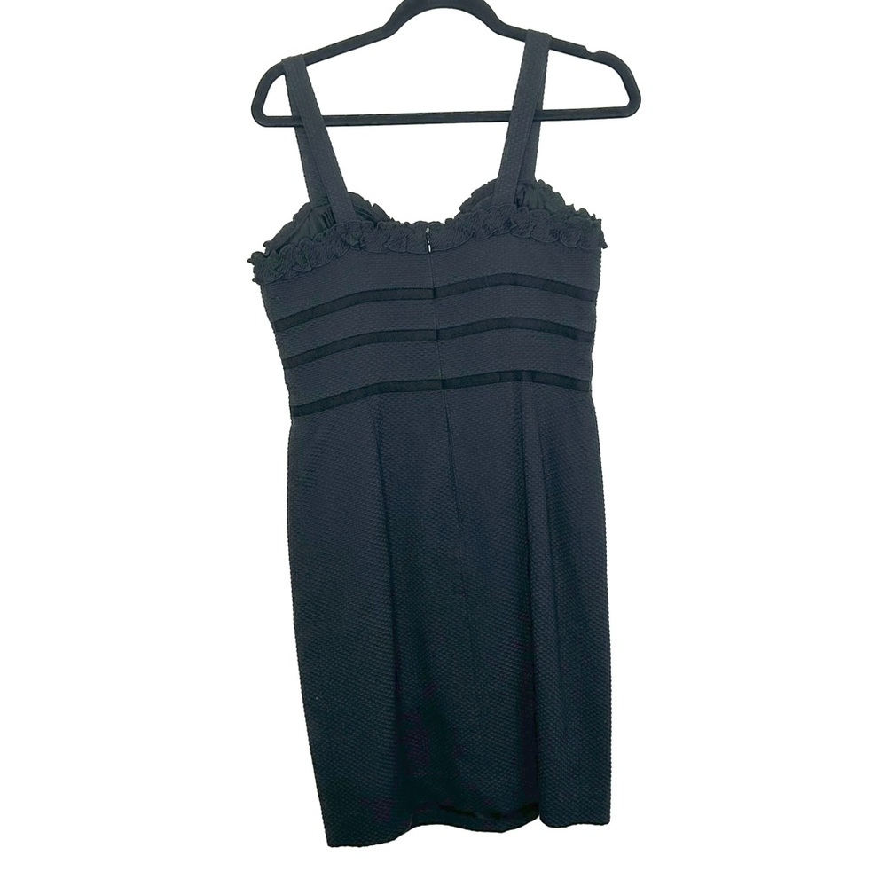 David Meister sweetheart neckline little black dress size 8 - Picture 4 of 5